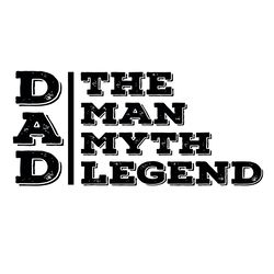 Dad The Man The Myth The Legend Svg, Fathers Day Svg, Dad Svg, Man Myth Legend Svg, The Man Svg, The Myth Svg, The Legen