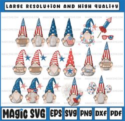 4th of July Gnomes PNG Bundle, Funny Fourth of July png, Patriotic Shirt design PNG, Clipart, png Files For Sublimation