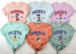 4th Of July Disney Characters Comfort Colors Shirt, Patriotic Mouse Shirt, 4th Of July Mickey Minnie Shirt, Disney Inde