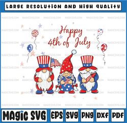 4th of July Gnomes PNG Independence Day Patriotic Gnomes American USA Stars and Stripes