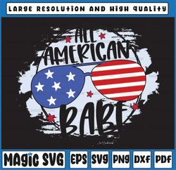 All american babe png, Retro 4th of july sublimation designs downloads, USA babe shirt files for tumblers shirts clipart