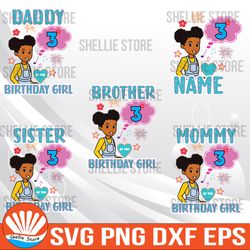 Custom Name Age Gracies Corner Birthday Girl Png, Gracies Corner Party Png, Family Matching Png Digital Sublimation