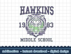 Netflix Stranger Things Hawkins Middle School 1983 Tiger png,digital print