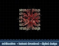 Stranger Things 4 Demogorgon Stack png,digital print