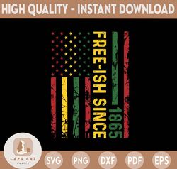 Freeish since 1865 PNG Instant Download