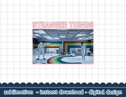 Stranger Things 4 Eleven VS Henry Rainbow Room Battle png,digital print