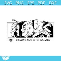 Guardians Of The Galaxy Squad SVG Graphic Design Files