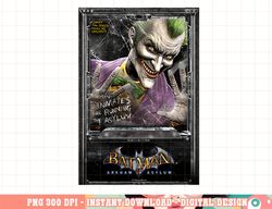 Batman Arkham Asylum Joker png, digital print,instant download