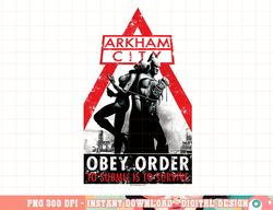 Batman Arkham City Catwoman Obey Order png, digital print,instant download