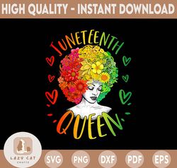 Juneteenth June 19th PNG, Black Queen Girl Juneteenth Freedom Day Free-ish 1865 Digital File print, Not Independence day