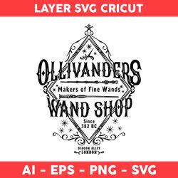 Ollivanders Wand Shop Png, Hogwarts Png, Wizard Png, Mischief Png, Witches Png, Harry Potter Png -Digital File