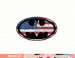 dc comics batman old glory american flag logo png, digital print,instant download