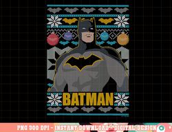 DC Comics Christmas Batman Ugly Sweater png, digital print,instant download