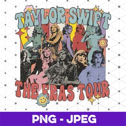 Vintage The Eras Tour Vintage PNG, Taylor's Version PNG, The Eras Tour 2023, Swiftie Fan, Taylor The Eras Tour PNG