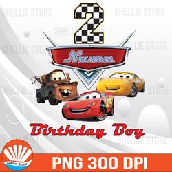 Cars Birthday Png, McQueen Birthday Png, Birthday Boy Png, Disney Cars Birthday, Lightning McQueen, Digital Download