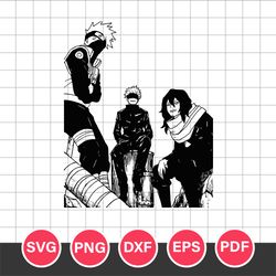 Boku No Hero Academia Svg, Anime Svg, Anime Characters Svg, Anime Manga Svg, Png Dxf Eps Pdf Digital File