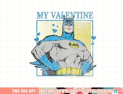 Kids DC Comics Batman My Valentine Comic Portrait png, digital print,instant download