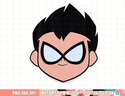 Kids DC Comics Teen Titans Go  Robin Big Face png, digital print,instant download