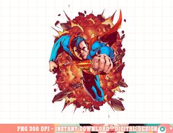 Superman Through Flame T Shirt png, digital print,instant download