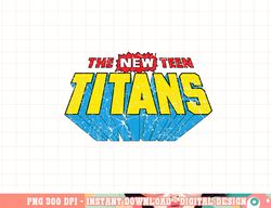 US DC Teen Titans plus Logo New Distressed 01 png, digital print,instant download