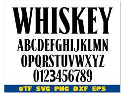 Whiskey Font otf, Whiskey Font svg, Whiskey Font png, Vintage Font, Western Font, Cowboy Font svg, Rodeo Font