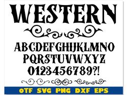 Western Font ttf, Western Font svg, Rodeo Font, Western Font png, Whiskey Font, Vintage Font, Western Font