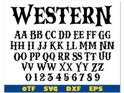 Western Font otf, Western Font svg Cricut, Western Font ttf, Western letters svg, Cowboy Font svg, Western Font, Western