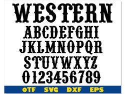 Western Font otf, Western Font svg cricut, Cowboy Font svg, Circus Font svg, Western letters svg, Western Cowboy svg