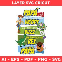 Papa Png, Woody Png, Buzz Png, Toy Story Png, Dad Png, Father Day Png, Cartoon Png, Father's Day Png - Digital File
