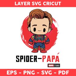 Spider Papa Svg, Papa Svg, Spiderman Svg, Marvel Svg, Superhero Svg, Best Dad Svg, Dad Svg, Father's  Day Svg