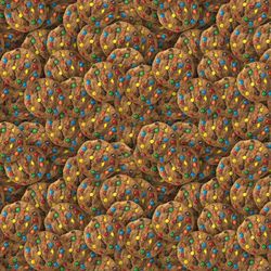 m&m cookies seamless tileable repeating pattern