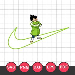 Vegeta x Nike Svg, Dragonball Z Svg, Vegeta Svg, Vegeta Anime Svg, Dragon Ball Svg, Anime Svg, Png Dxf Eps Pdf File