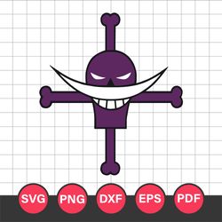 Whitebeard Pirates One Piece Svg, One Piece Svg, One Piece Characters Svg, Anime Svg, Png Dxf Eps Pdf File