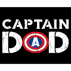 Captain Dad Superhero Svg, Fathers Day Svg, Captain Dad Svg, Dad Svg, Superhero Dad Svg, Superhero Svg, Captain America
