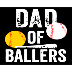 Dad Of Ballers Svg, Fathers Day Svg, Dad Svg, Ballers Svg, Dad Ballers Svg, Baseball Svg, Baseball Dad Svg, Father Balle