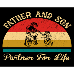 Father And Son Partner For Life Svg, Fathers Day Svg, Father And Son Svg, Partner For Life Svg, Father Svg, Son Svg, Par