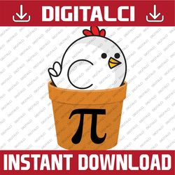 Chicken Pot Pi, Funny Math Day Pi Day, Funny Pi Day, Math 14th PNG Sublimation