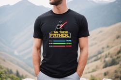 Star Wars Father Shirt, Personalized I Am Their Father Shirt, Custom Dad Shirt, Father's Day Funny Shirt, Gift for Dad