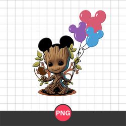 Groot Disney Balloon Png, Baby Groot Png, Avengers Png Digital File