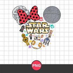 Disney Star Wars Png, Minnie Star Wars Png, Star Wars Png Digital File
