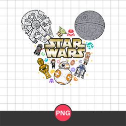 Disney Star Wars Png, Mickey Star Wars Png, Star Wars Png Digital File