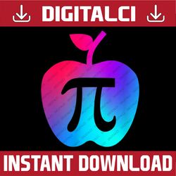 Happy Pi Day Cute Apple Pie 3.14 Funny Science Math Teacher Funny Pi Day, Math 14th PNG Sublimation