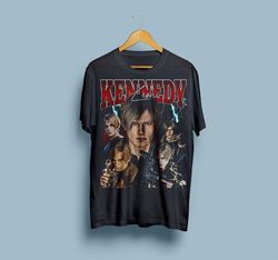 Vintage Leon Kennedy Shirt, Resident Evil 4 Shirt, Leon Kennedy T-shirt for men women, Leon Kennedy Resident Evil 4 Tee