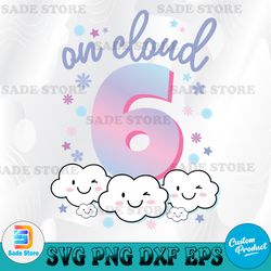 On Cloud 9 Birthday png, 9th Birthday png, on cloud 9th Birthday, Birthday Girl Png, 9 Year old Birthday Party Png
