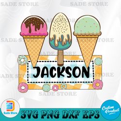 Summer Popsicle Trio Boy Svg, Faux Applique PNG, Digital Download for sublimation and printables