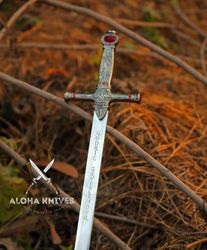 Monogram Sword, Hand Made Harry Potter Replica Gryffindor Sword, Best Gift Sword For Men, Son, Friend.