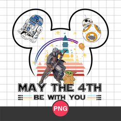 May The 4th Be With You Png, Star Wars Png, Star Wars Movie Png Digital File