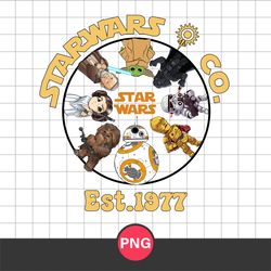 Star Wars Co Est.1997 Png, Star Wars Png, Star Wars Moive Png Digital File