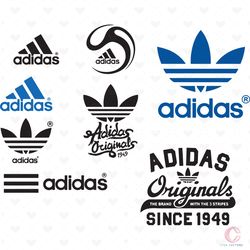 Adidas Logos Svg Bundle, Trending Svg, Adidas Svg, Adidas Logo Svg, Adidas Brand Svg, Adidas Vector Svg