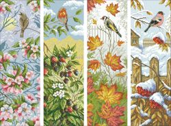 PDF Cross Stitch Digital Pattern - The Landscapes - Seasons - Birds - Embroidery Counted Templates